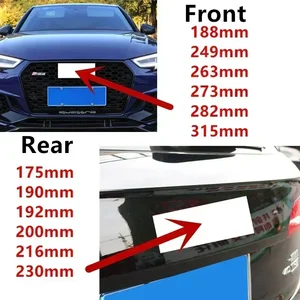 Autohaube vorne Motorhaube Grill Emblem, 4 Ringlogo, ABS Silber, Schwarz, Heckabzeichen, Audi A3, A4, A5, A6, A7, Q2, Q5, TT, Q8 8 Hauptverkauf A4 500 Blätter - №3