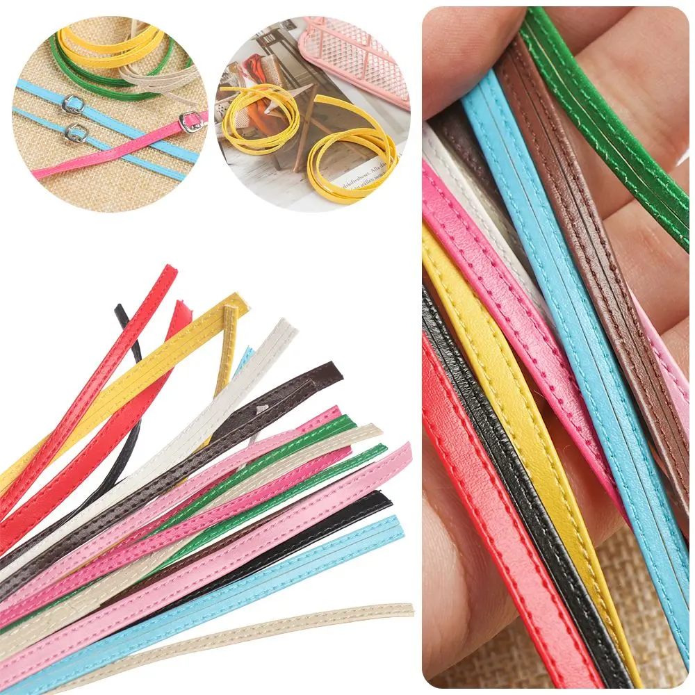 High Quality DIY Length 50cm Handmade Belt Material Doll Waist Belts Kids Educational Toys Clothes Accessories