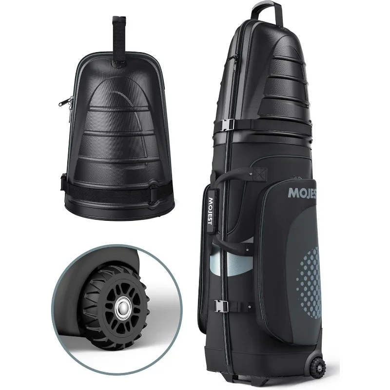 

Дорожные сумки для гольфа для авиакомпаний с колесами, жестким футляром и сверхпрочными клюшками для гольфа Oxford Protect 1680D, легкими и легкими