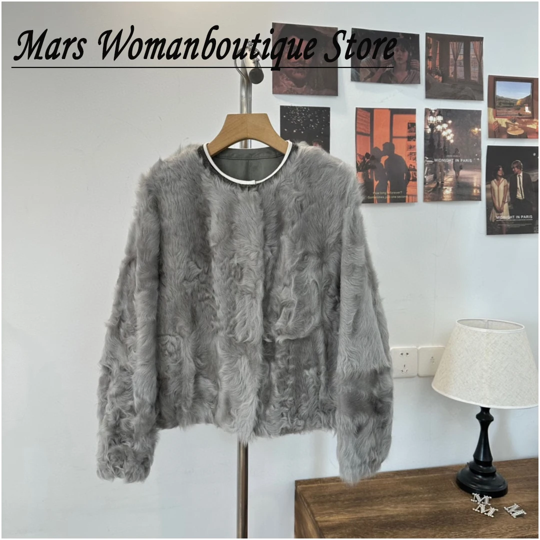 Women's Winter Coat, High Quality, BC Xiaohu Sheep Fur, One-piece