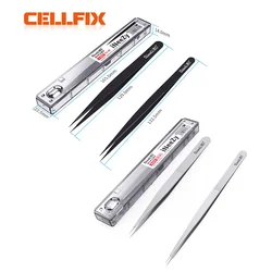 Qianli iNeezy Tweezers Hand Polished Stainless Steel BGA Jumper Repair Tools Non-Magnetic Micro Soldering Forceps