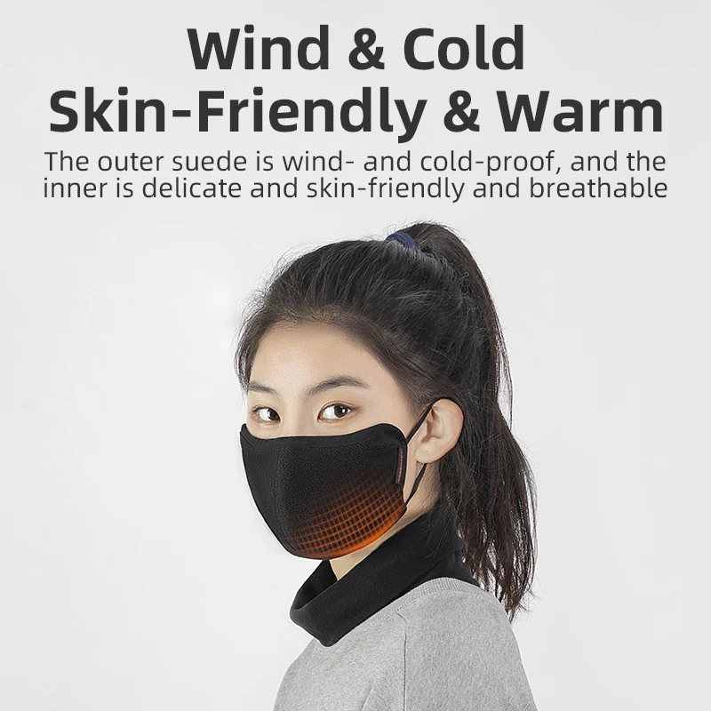 ROCKBROS Cycling Mask Men Women Breathable Keep Warm Windproof Dustproof Facemask For Running Outdoor Sports image 2