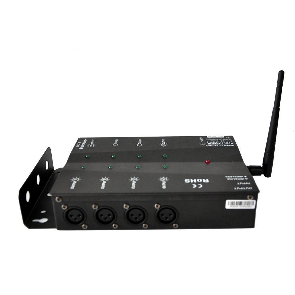 8 Channels DMX Distributor with 2.4G Wireless DMX 512,Communication Distance 300m High Quality and Variety Use DMX Splitter