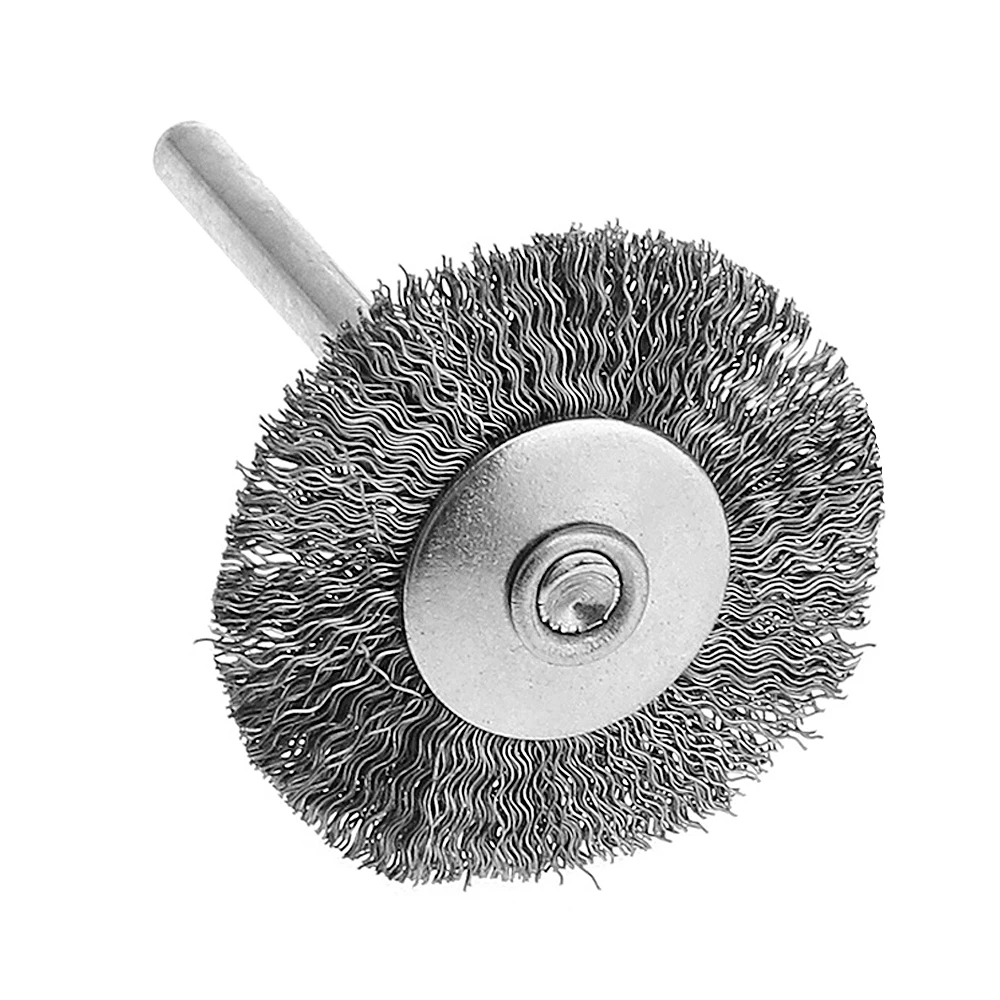 Flat End Wire Brushe Mini Wire Brush 25T Polishing Grinding Tool with Handle for Cleaning / Sanding / Polishing