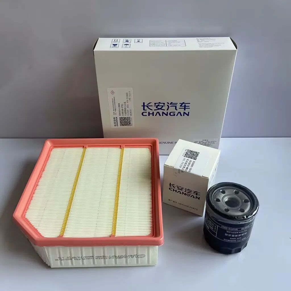 حقيقية الأصلي عالية الجودة فلتر الهواء فلتر المقصورة فلتر زيت 3 فلتر/مجموعة CHANGAN UNI-V UNIV المحرك 1.5T #2