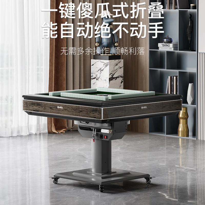 Yhl Stack Mahjong Machine Plastic Products (Flower Pots) Dining Table Dual-Use Household Bass Four-Mouth Machine Machine Hemp