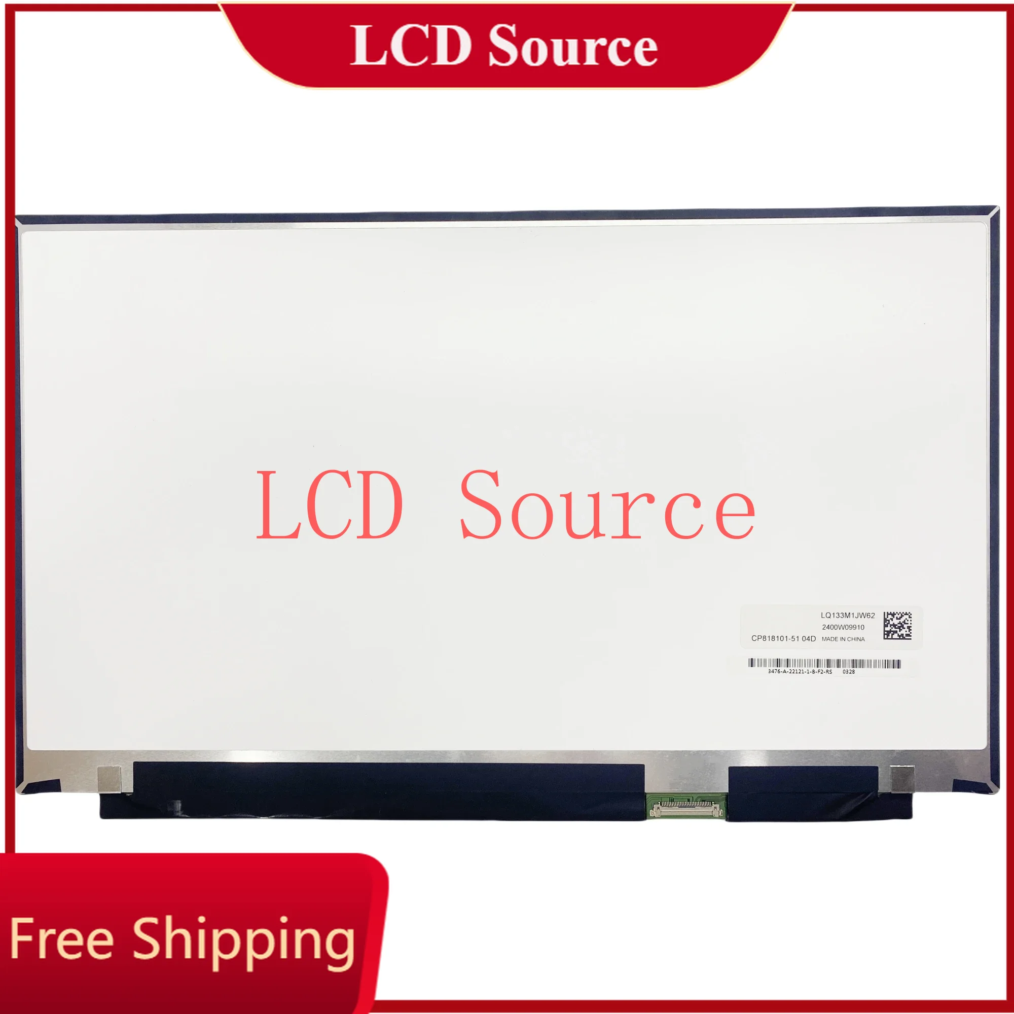 LQ133M1JW62 FHD 1920x1080 30PIN 13.3 Inch For IPS Panel Matrix Laptop LCD Dsiplay Screen