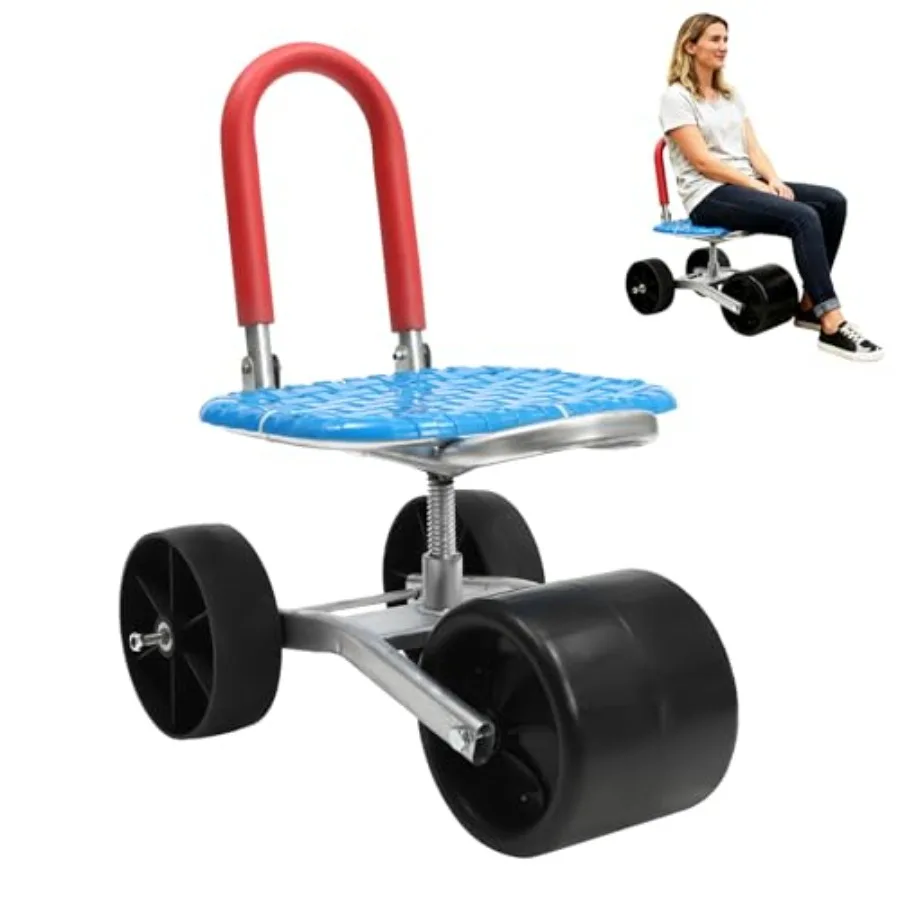 

Колесная тележка GarinS RollinGar с поворотными колесами на 360 градусов ° Универсальный прочный гибкий шнур RotinAdable 330 м для садоводства и работ на открытом воздухе