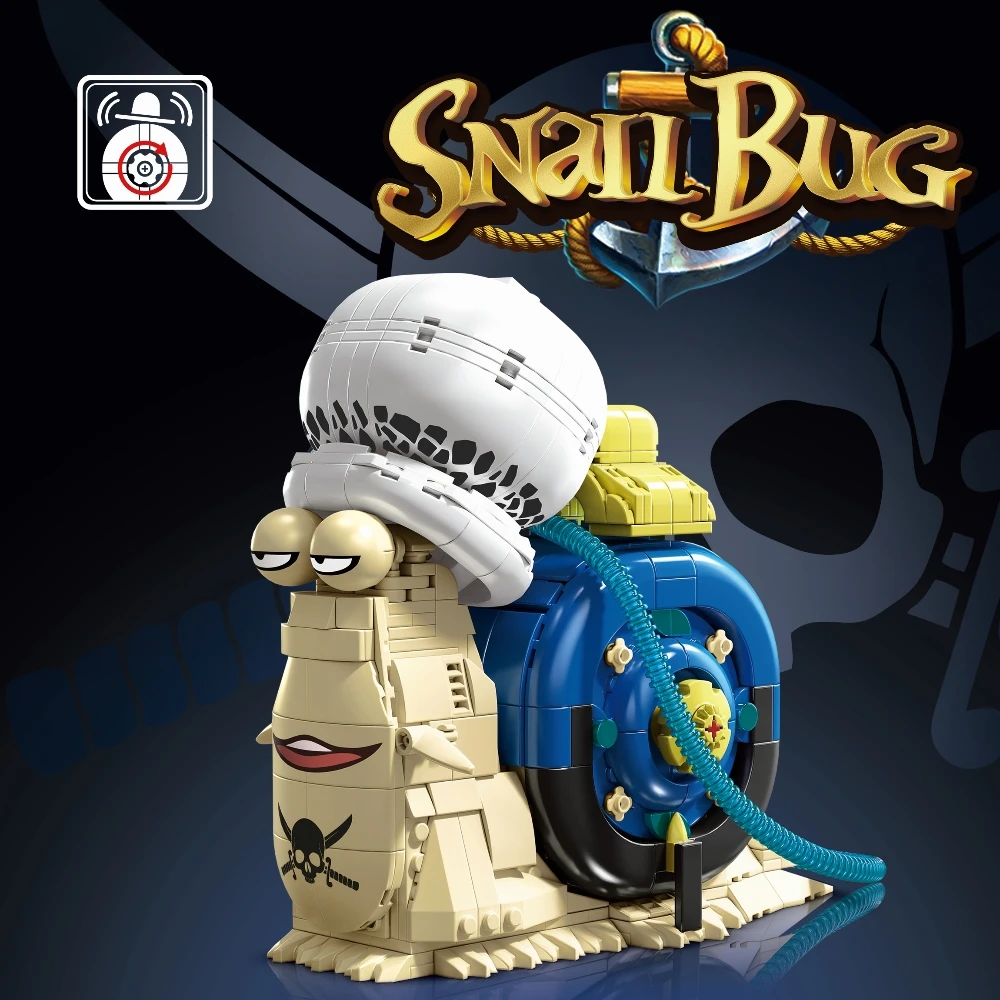 Criativo animal caracol bug modelo blocos de construção tijolos brinquedos diy decorações mesa para crianças aniversário dia das bruxas presentes natal