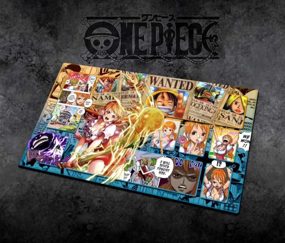 OPCG قطعة واحدة Playmat لوفي كوزان كاتاكوري أنيمي Playmat بطاقة التداول حصيرة ألعاب مخصصة بطاقة اللعب ضد الجدول حصيرة OP10-11