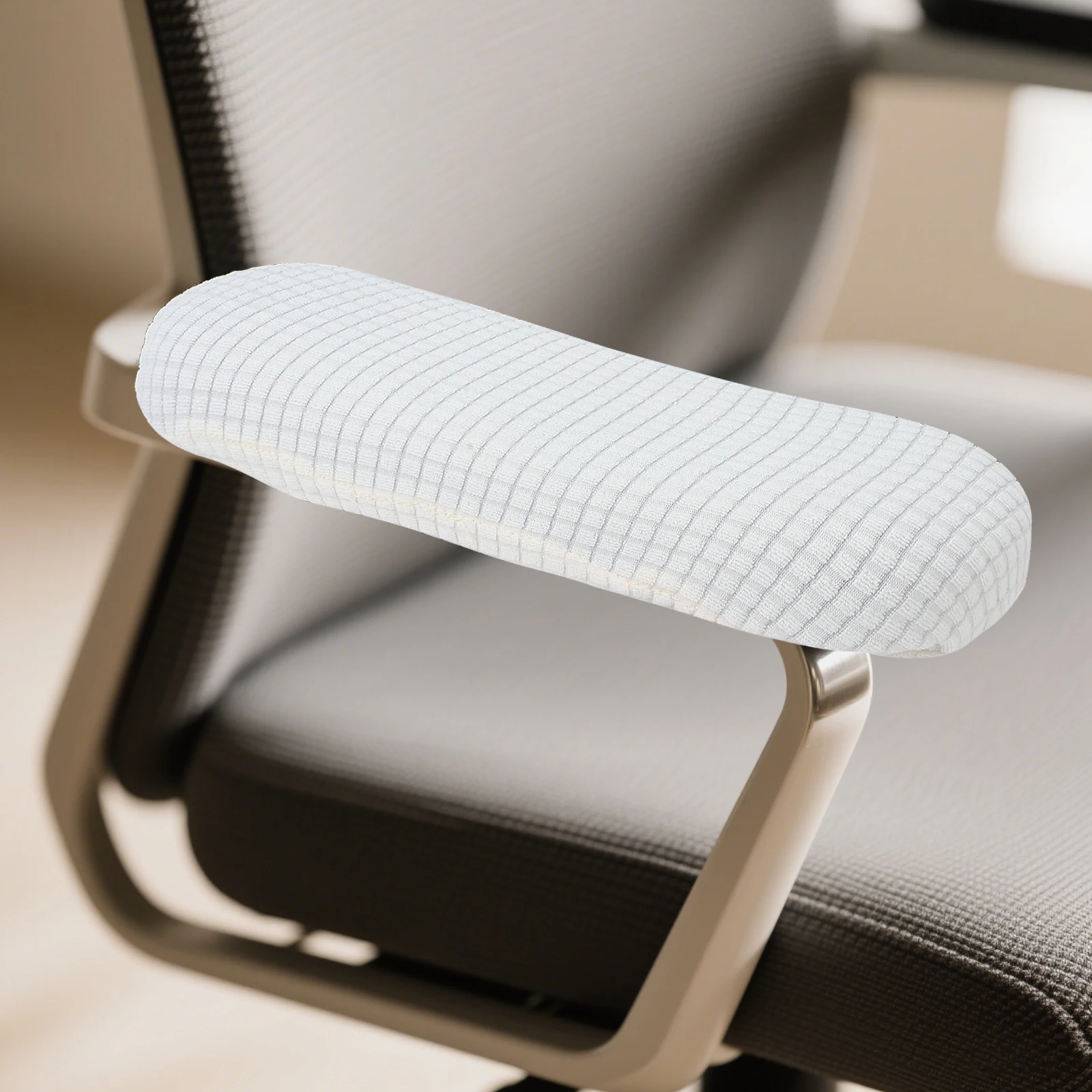 

1 Pair Office Chair Armrest Cover Stretchable Slipcover For Desk Gaming Chairs Universal Fit Washable Anti-Slip Protector