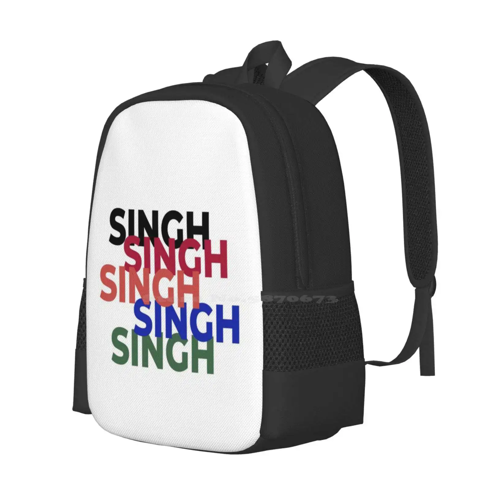 Singh. Singh. Singh. Singh. Singh Pattern Design Laptop Travel School Bags Kaur Singh Things Desi Indian Girl Punjabi Punjaban