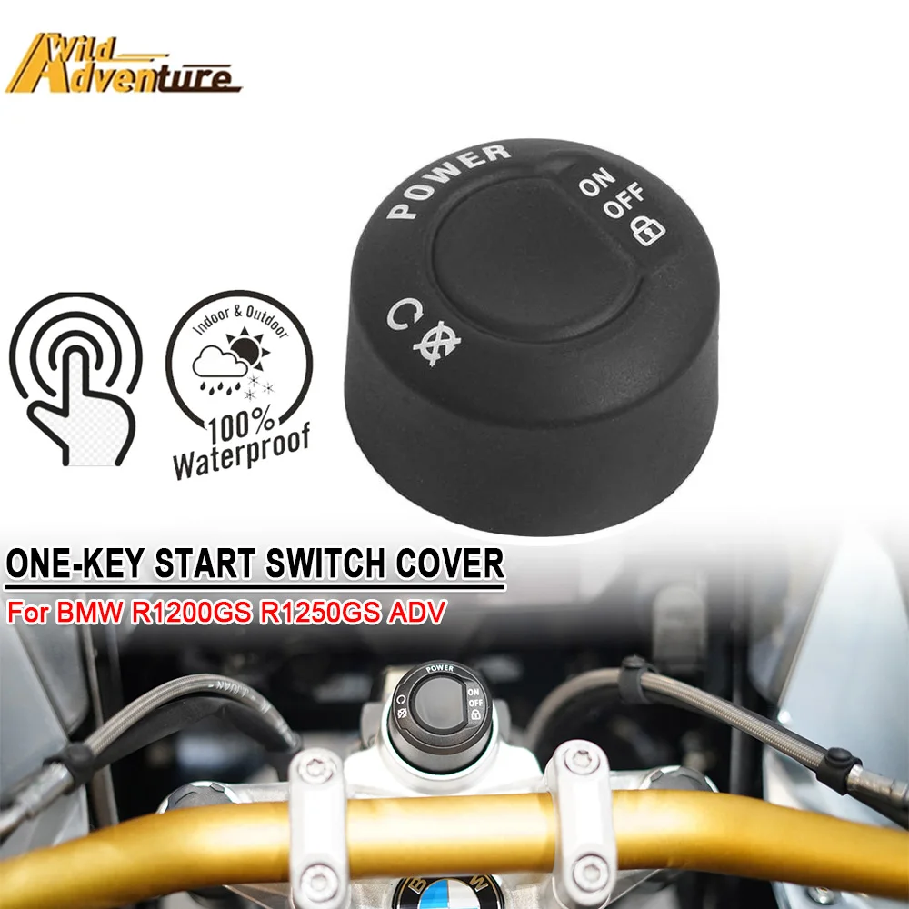 

Motorcycle Engine One-key Start Stop Button Cap Protector Cover For BMW R1200GS R1250GS Adventure gs1200 adv F900R F850GS F750GS