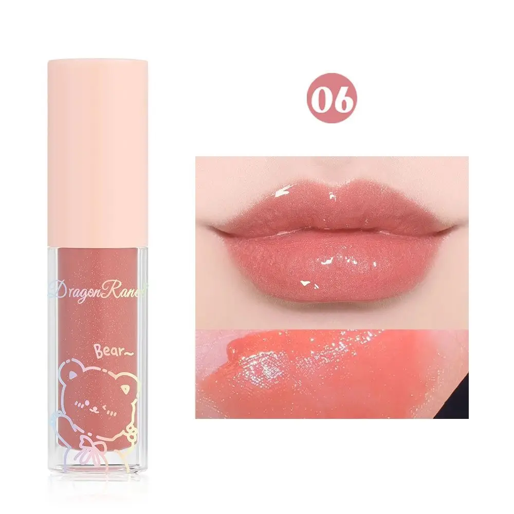 Waterproof Mirror Lip Gloss New Moisturizing Long Lasting Lip Glaze Smooth Non-stick Cup Shine Glitter Lipstick Set