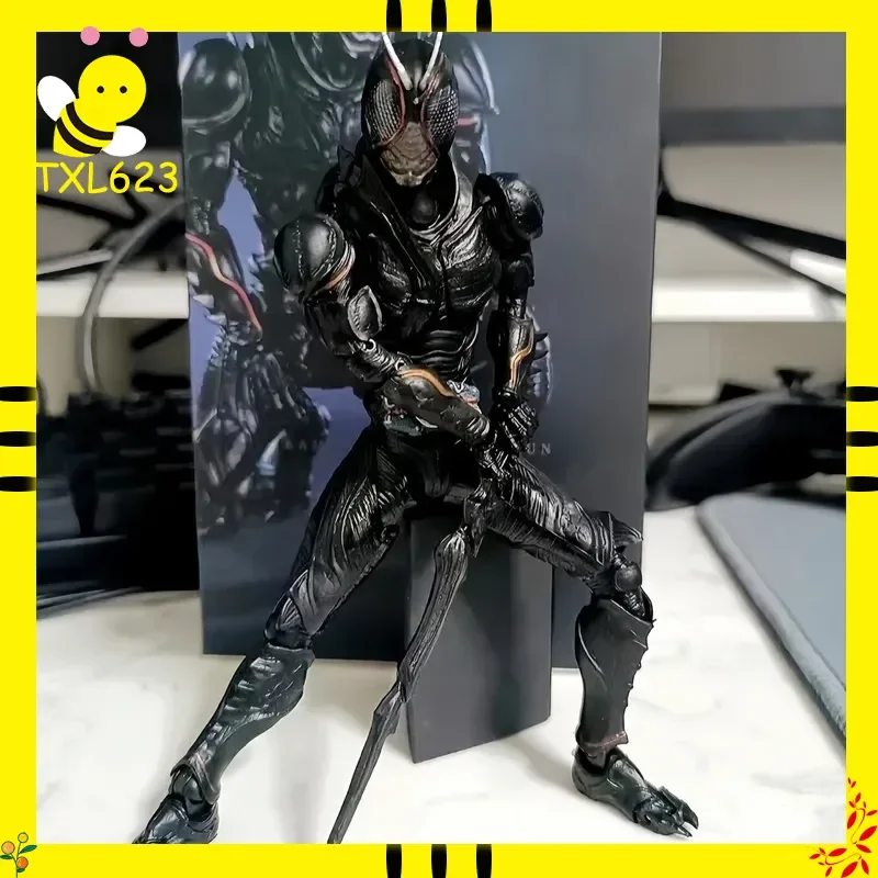 

Kamen Rider Black Sun 15cm PVC Action Figurine Tokusatsu Character Model, Fine Painting Joint Movable Figure, Home Desktop Decor