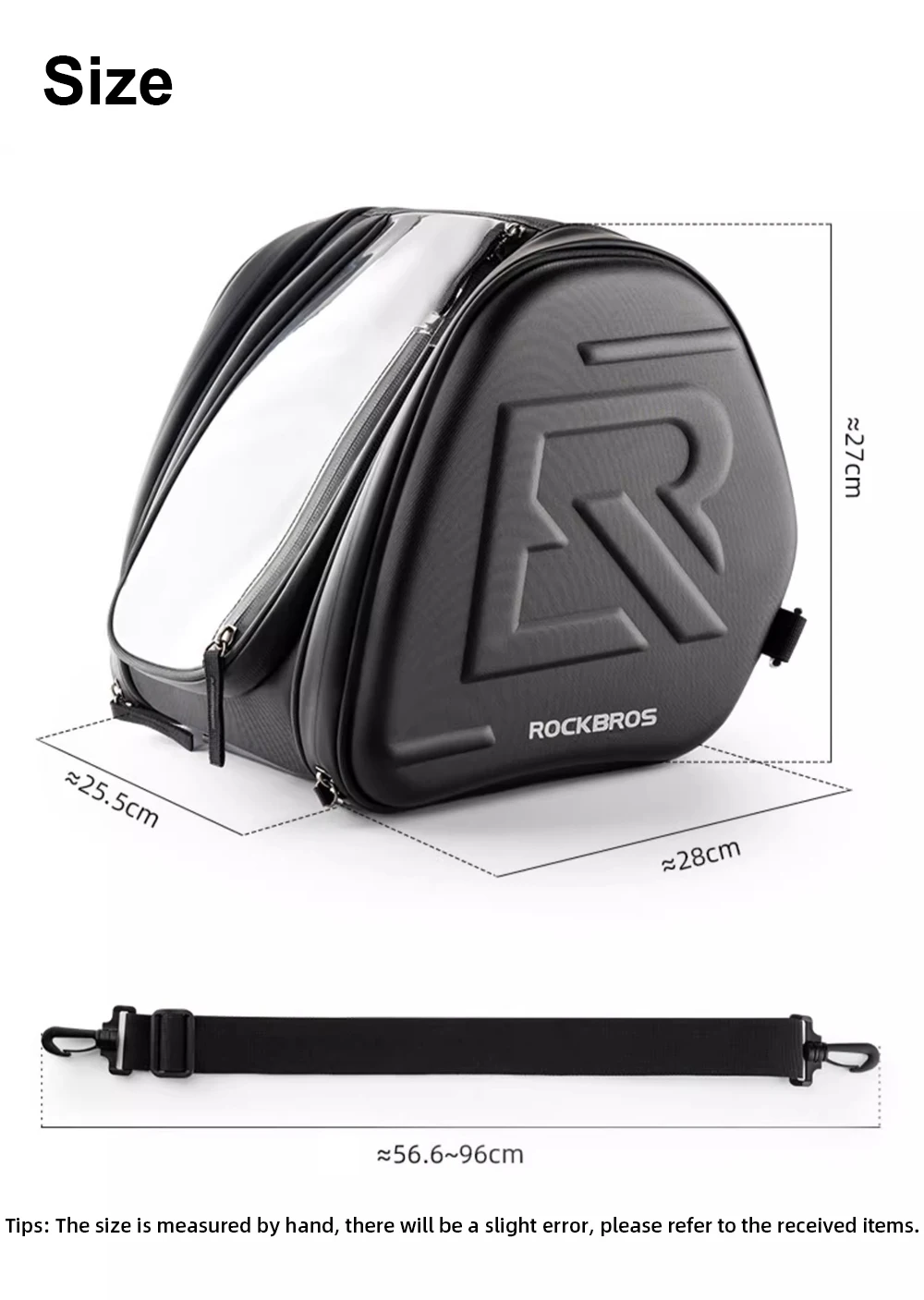 Roller-Tankrucksack EVA Hartschalen-Motorrad-Tunnel-Pedaltasche Satteltasche für Yamaha XMAX 125 250 300 400 NMAX 125 155 160 – Detail 2