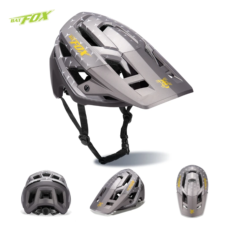 

BATFOX MTB Bicycle Helmet Adult Safety Certified Anti-Impact Shockproof Breathable 21 Vents Road Bicycle Helmet for Men Women