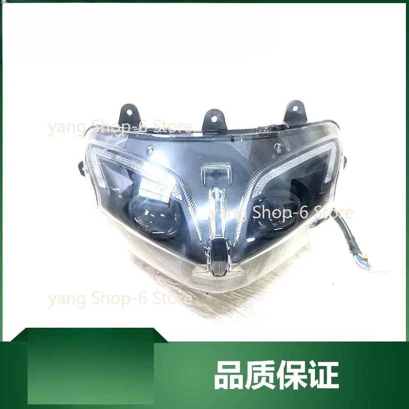 ل Benelli TRK251 اكسسوارات ل Benelli TRK 251 دراجة نارية المصباح المصابيح الأمامية أضواء الجبهة Seadlamp LED المنارة