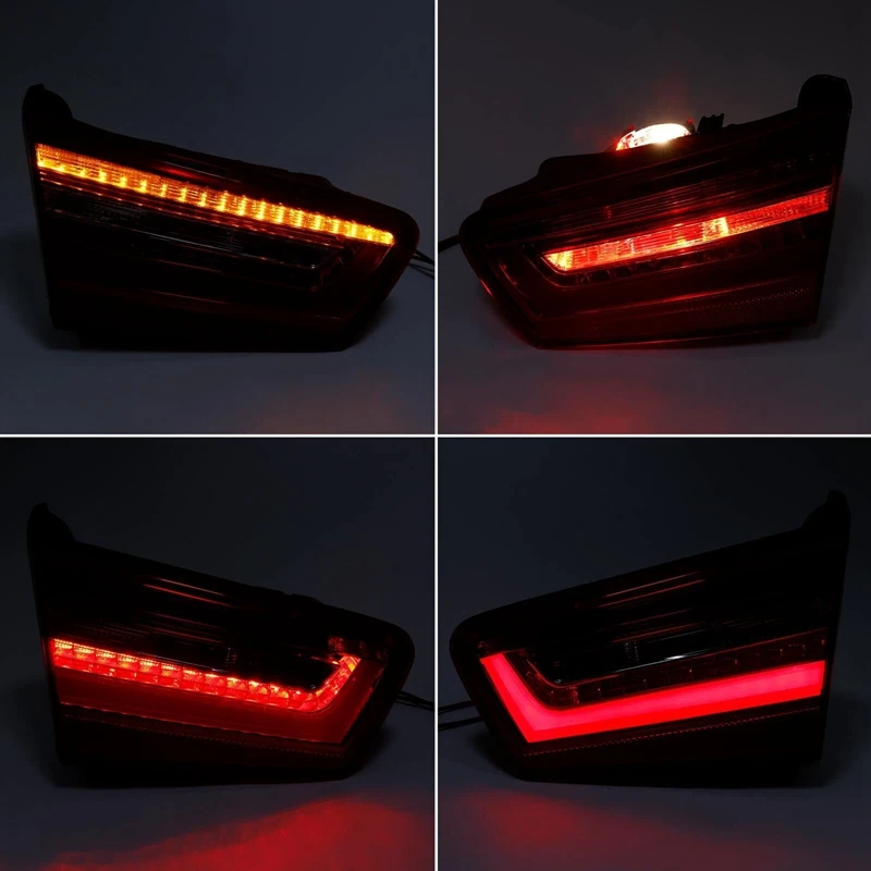 LED Tail Light Brake Stop Lamp For  A6 C7 Sedan 2012-2015 ( Inner+ Outer )