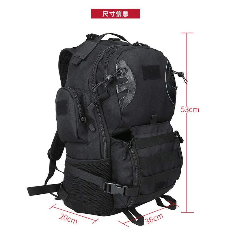 Outdoor Sport Bag Waterproof Canvas Backpack Outdoor Camping Hiking Bag Suitable for Travel, Camping, Hunting Tactical Backpack