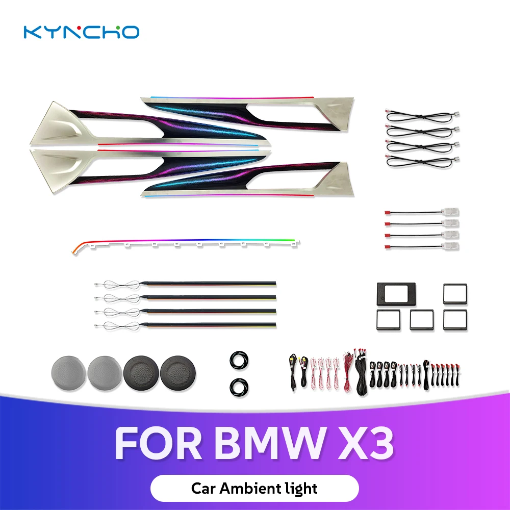 

For BMW X3 G01 X4 G02 LED Car Ambient Light Interior Symphony Ceiling Light Automotive Ambient Lighting with Colorful Features
