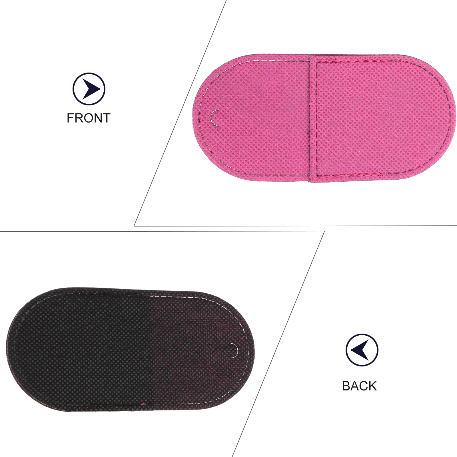 

3 Pairs Amblyopia Goggles Pink Eye Patches Kids Eyes Lightweight for Toddler Lazy Non-woven Fabric Cover
