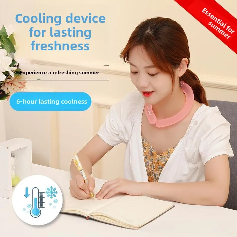 

Cooling Neck Circle Ice Collar Heat Reduction Comfortable Cooling Sensation Summer Essential Home Use Health Care Accessory