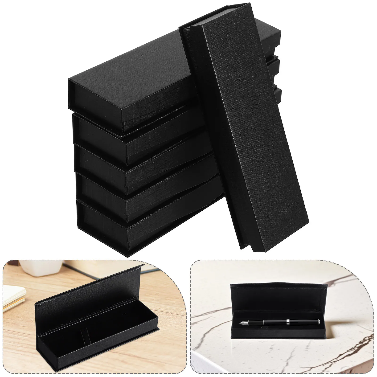 

Набор из 6 предметов: модный органайзер для столовых приборов (черный, портативный) – футляр для хранения вилок, ложек, палочек для еды, контейнер для дома