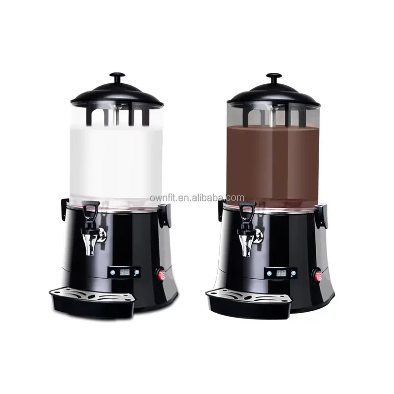 5L 10L Stainless Steel Commercial Hot Chocolate Machine Digital Temperature Control Beverage Dispenser for Milk Tea Coffee