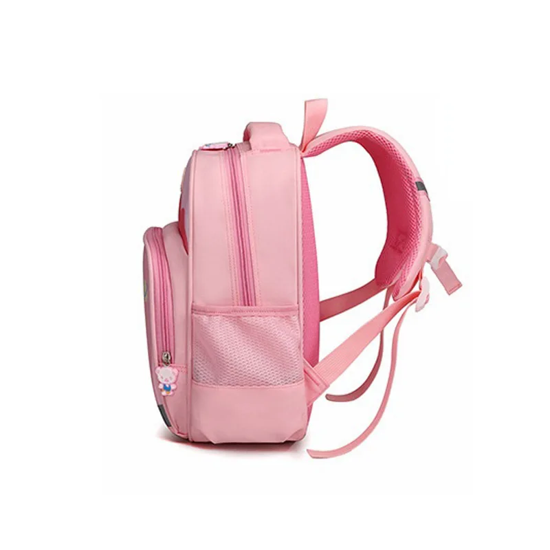 Mochila Unicórnio Cartoon para Meninas, Princesa Bolsas Escolares, Jardim de Infância, Bolsas Infantes, Rosa, Novo