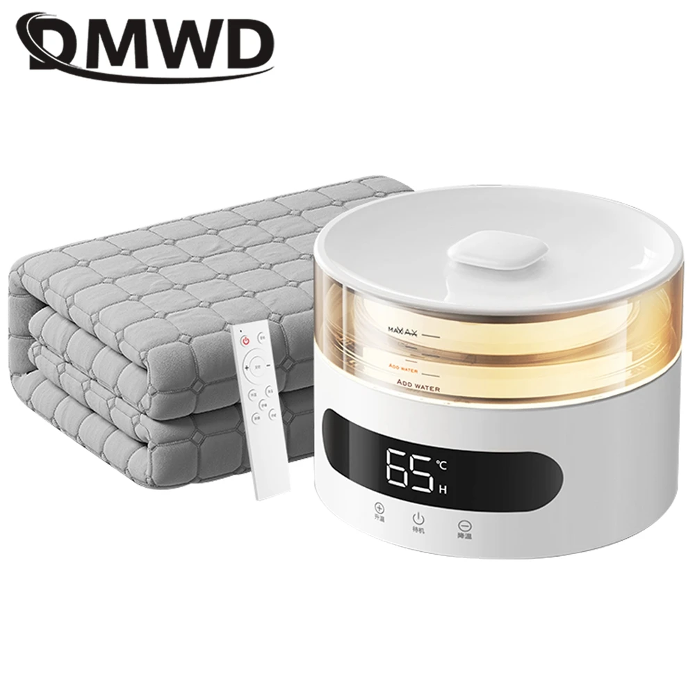 DMWD Electric Heating Mattress Water Circulation Blanket Double Person Thermostat Warmer Heating Machine Winter Heater 1.5*1.8m