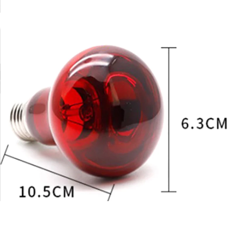 Pet Red Heating Lamp E27 Day Night For Amphibian Snake Lamp Heat Reptile Bulb UV Light 25W 50W 75W 100W AC220-240V