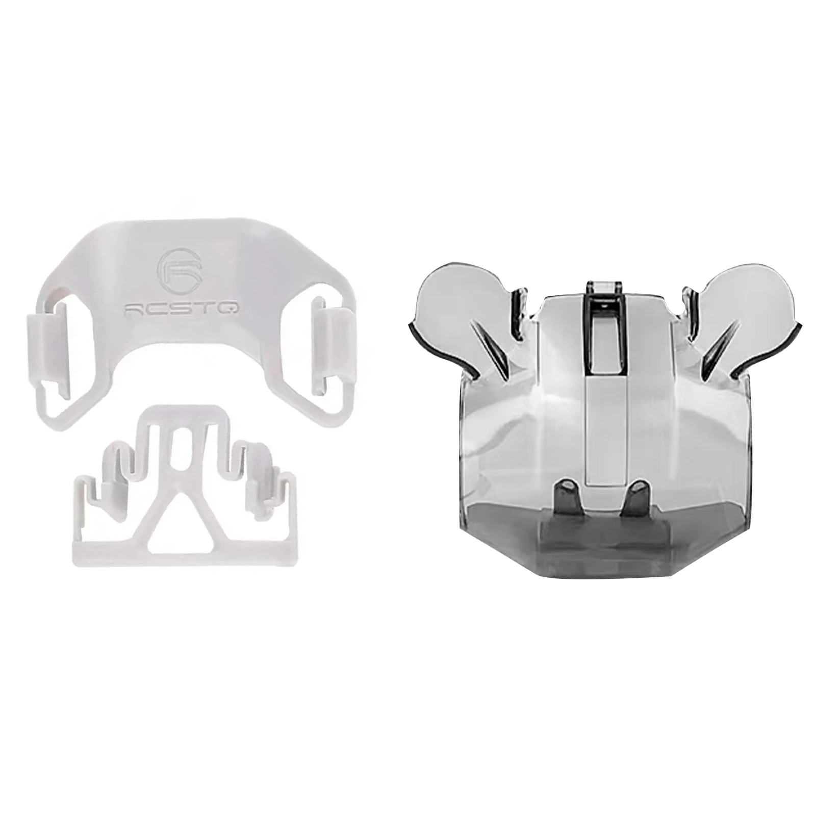 Protección de plástico a prueba de polvo cubierta de lente transparente hélice de carcasa soporte fijo para DJI Mini 3 Pro Drone