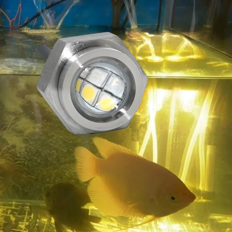 8W LED Underwater Light IP68 Waterproof 1/2