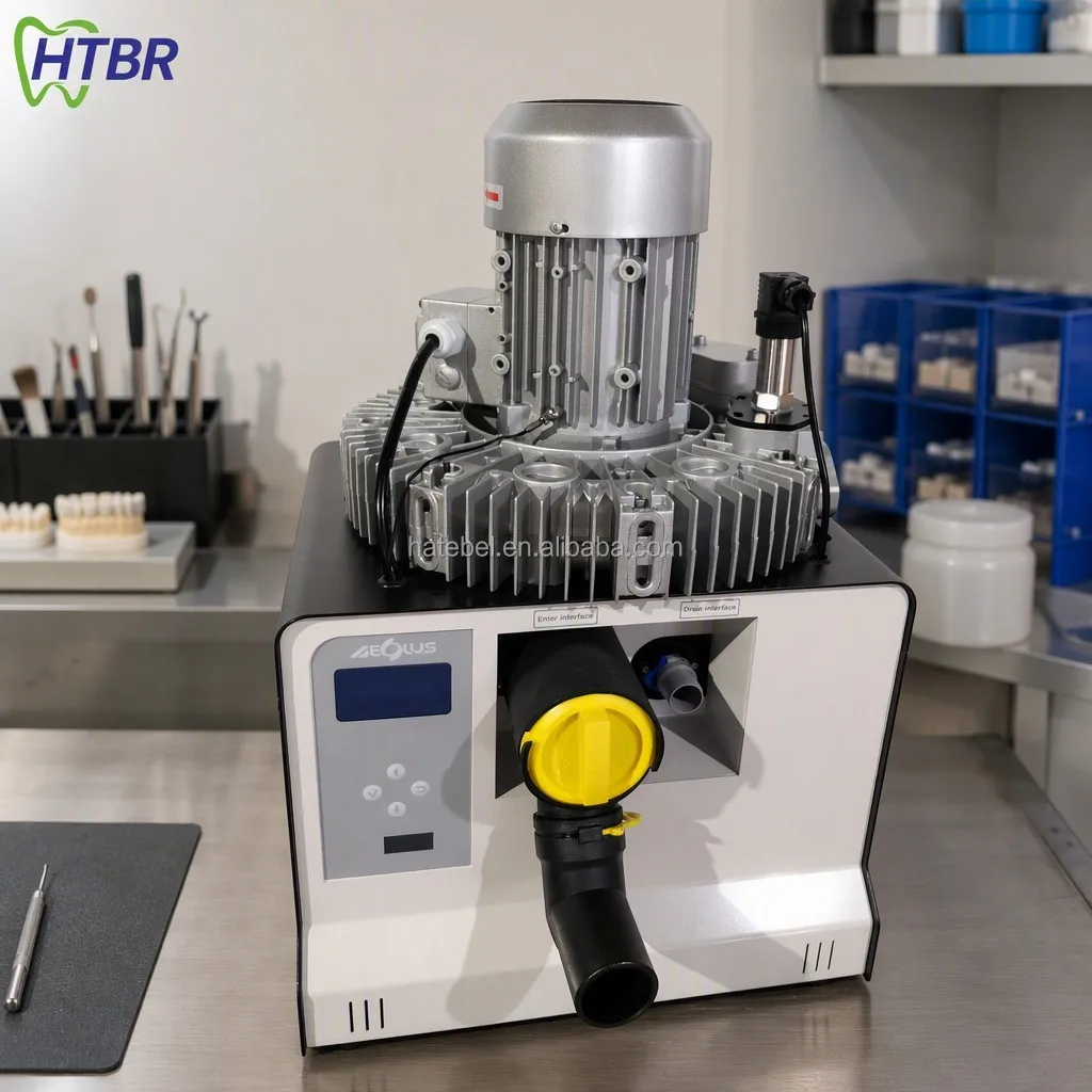 Clinic Variable Frequency 2800rpm Mobile 5 Chairs Den tal Suction Unit Negative Pressure Central Vacuum System