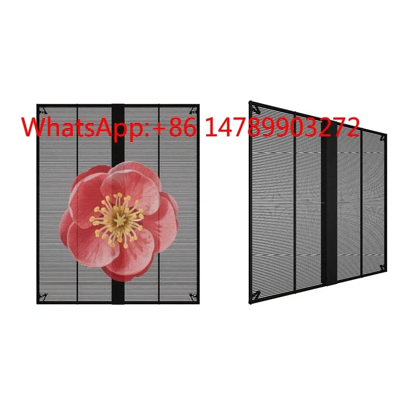 

High Protection Wide Viewing Angle Transparent Film LED Screen HD Rental LED Display for Indoor Exhibition Hall