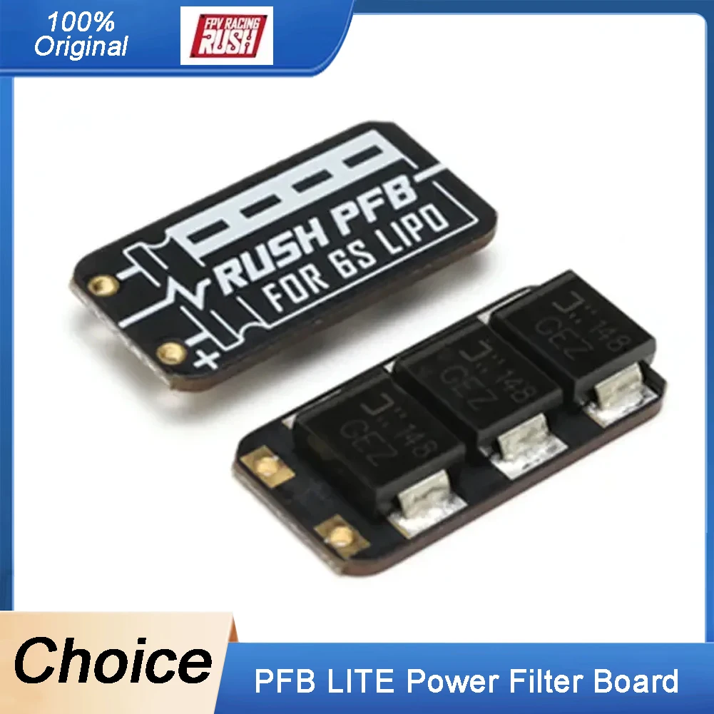 

RUSHFPV RUSH PFB LITE Power Filter Board with 35V 470UF Electric Capacity for 6S LIPO FPV Brushless ESC Stacks
