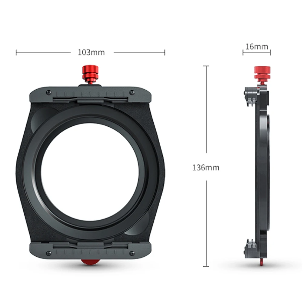 Kase K9 100mm Metal Square Filter Holder Bracket for Canon Nikon 77mm 82mm Lens For Lee Haida Hitech 100x100m 100x150mm Filter