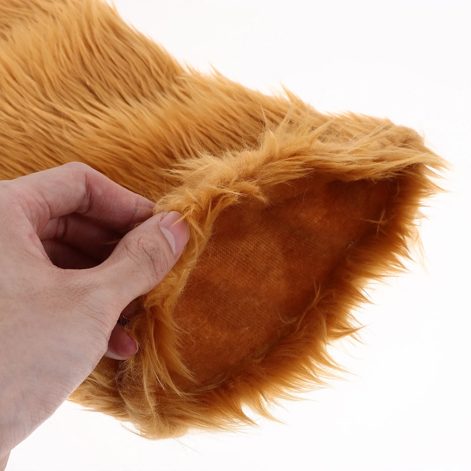 

1 шт., перчатки для ладони, теплая защита рук, вечерние перчатки для сцены, косплей, перчатки для косплея, аксессуар для маскарада, реквизит для фотосессии, коричневый