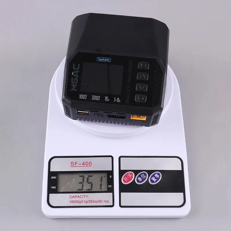 ToolkitRC M6AC Smart Lipo Battery Charger Discharger AC 120W DC300W MAX30A for 1-6S Battery FPV Model Spare Part LiHV LIFE LILON