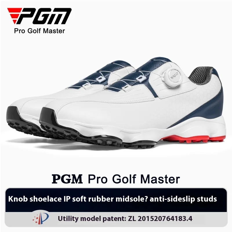 PGM Golf shoes Summer Men\'s shoes Comfortable cushioned sneakers Knob LACES waterproof and anti-slip