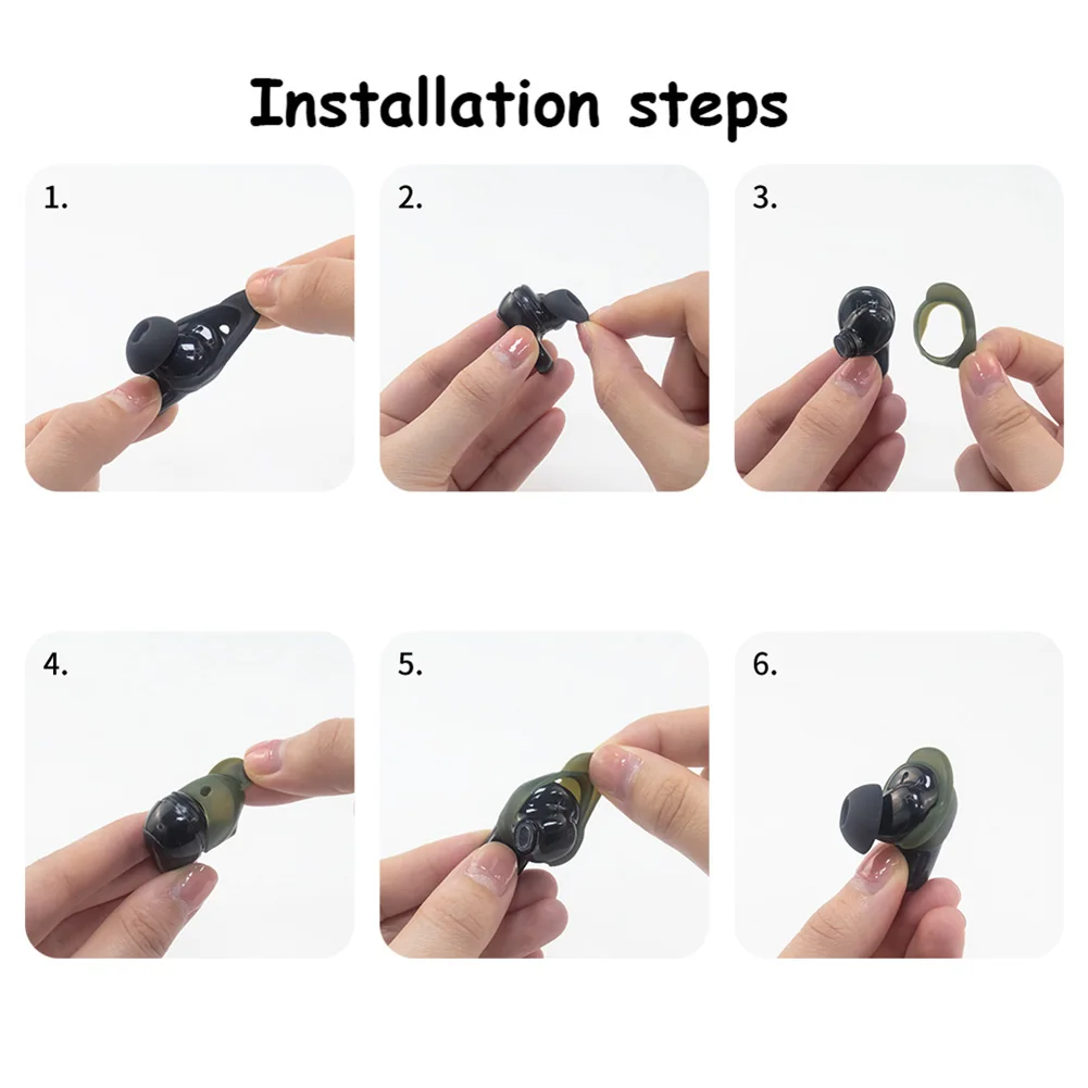 3 أزواج من أطراف الأذن المصنوعة من السيليكون يغطي أطراف الأذن وأغطية سماعات الأذن لـ Bose QuietComfort Ultra لسماعات الأذن Bose QuietComfort II