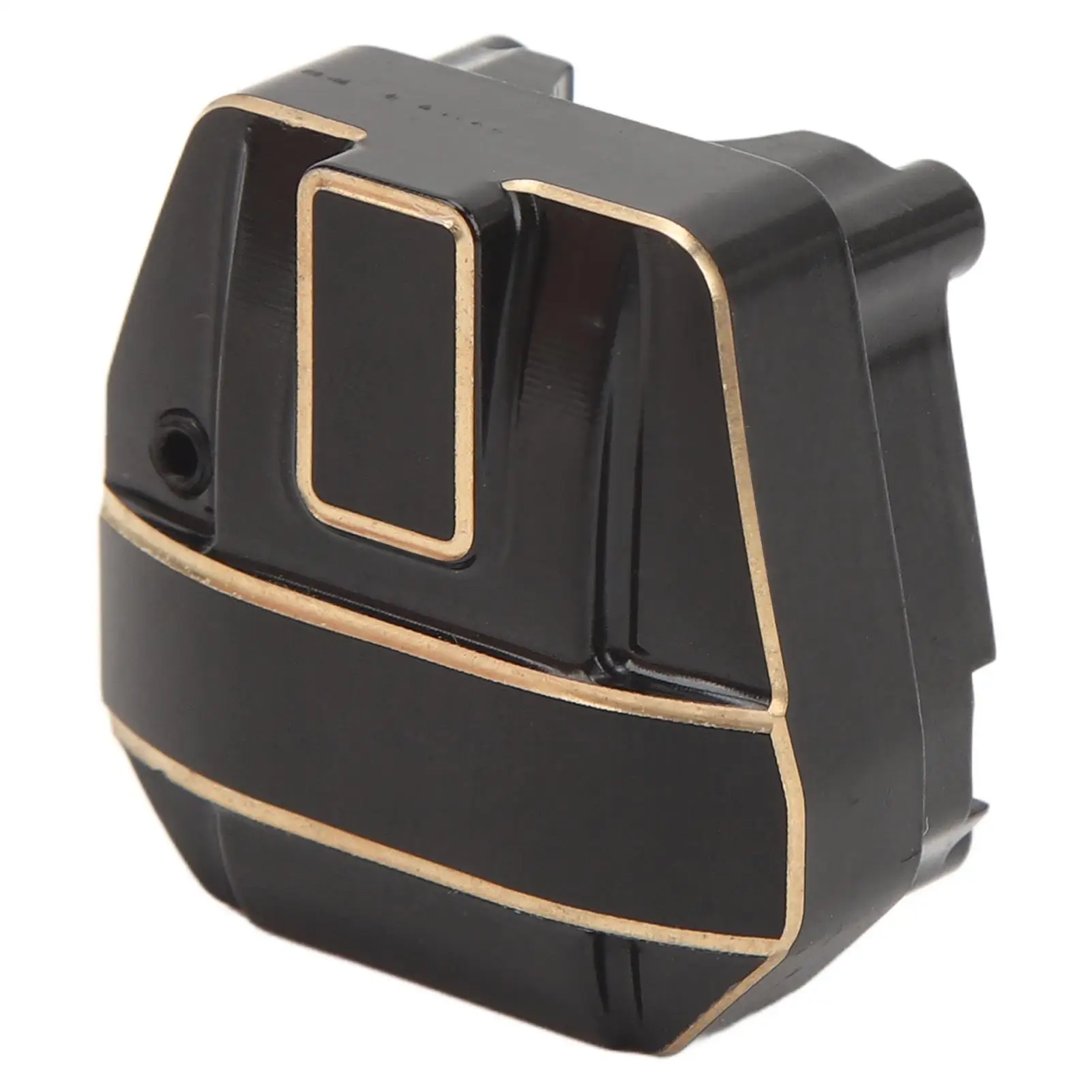 

Rust-Proof Brass Differential Cover with Black Hard Coating - Easy Installation, Durable Axle Repair Parts