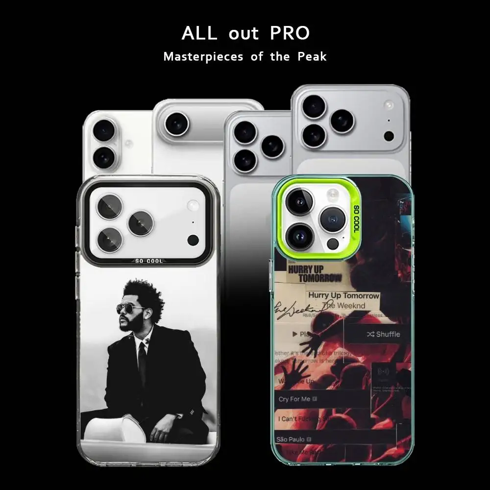 

Singer The Weeknd Hurry Up Tomorrow Phone Case For iPhone17,16,15,14,13,12,11 Pro Max Blcak Matte Shockproof Cover