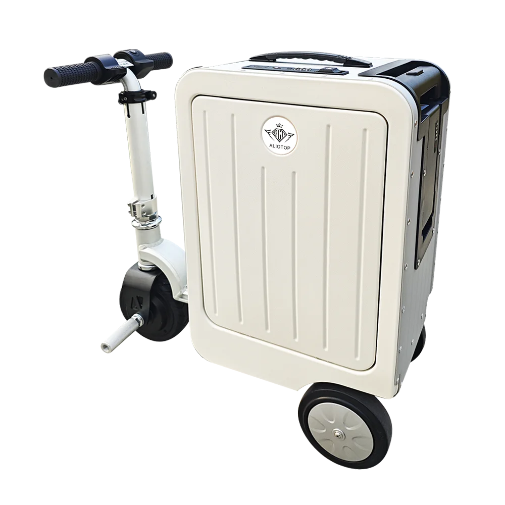 Precio barato, venta al por mayor, cochecito de equipaje, Scooter inteligente apto para niños, maleta para paseo, carrito de equipaje para niños, viaje