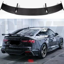 For AUDI RS S A3 A4 A5 A6 B8 B8.5 B9 B9.5 Sportback MP GT Style Forged Real Carbon Fiber Rear Spoiler Trunk Wing