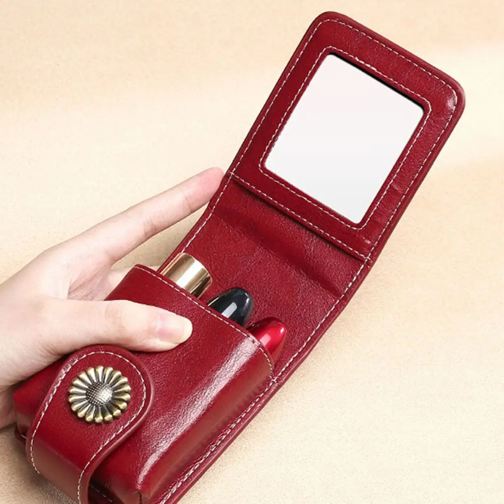 Exquisite Portable Lipstick Organizer Protective Case Multifunctional Cosmetic Pouch Fashion Easy to Carry Lip Gloss Bag Women image 2