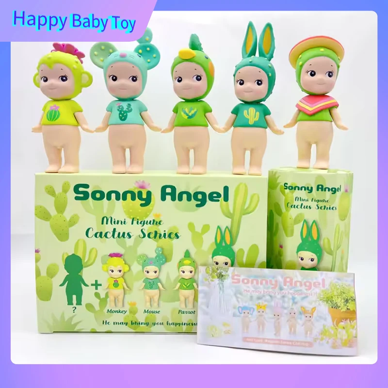 New Sonny Angel Blind Box Angel Doll Plant Cactus Series  Cute Doll Trendy Car Mobile Phone Ornaments Handmade Children'S Gift