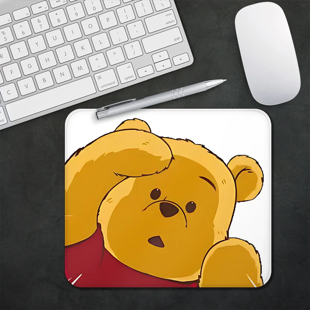 Cute Anime Winnie the Pooh Gaming Mouse Pad XS Small Mousepad For PC Gamer Desktop Decoration Office Mouse Mat Deskmat Rug