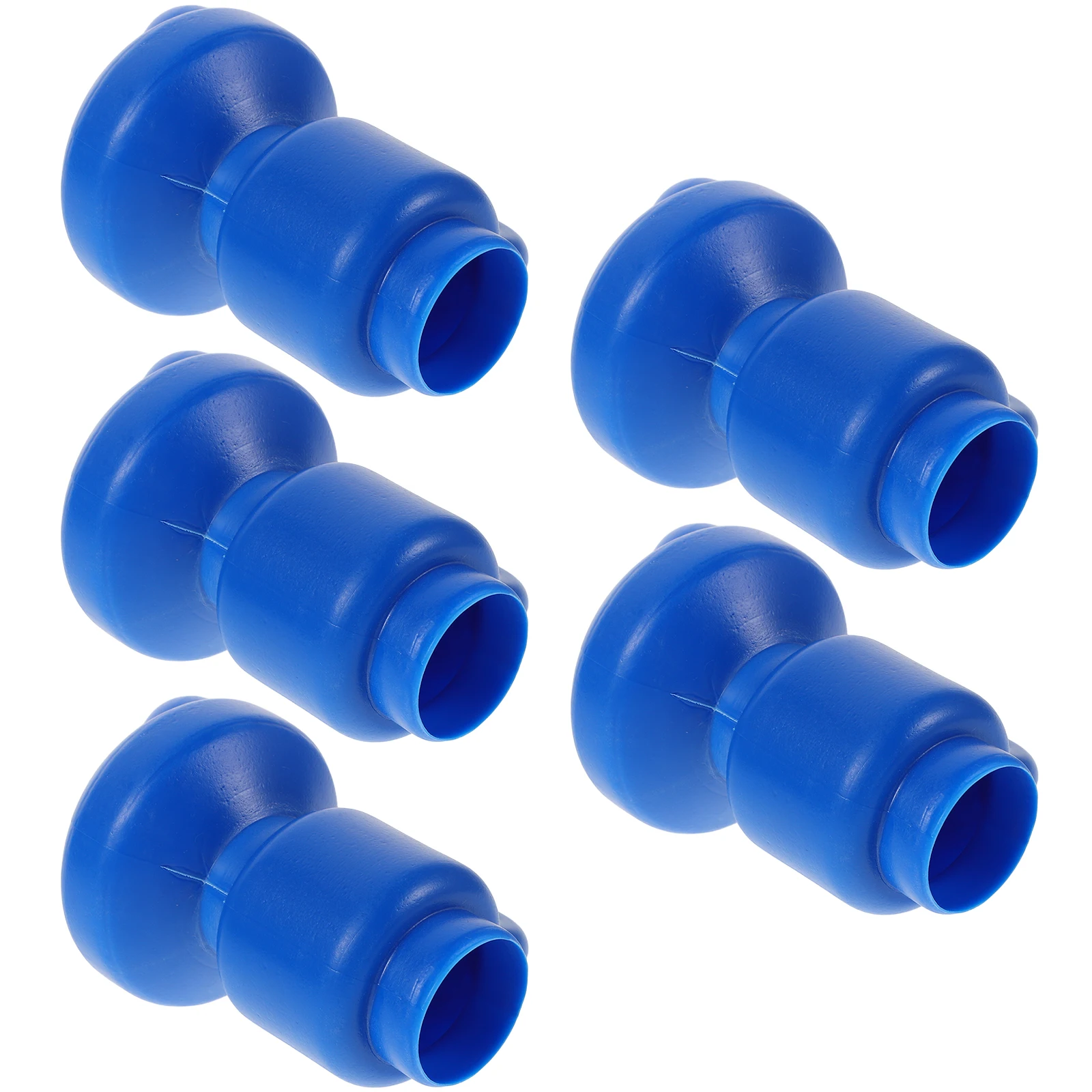 

5pcs Trampoline Cap Durable PP Material Water Resistant Plastic Rail Trampoline Net Poles Replacement Column Cover Pole